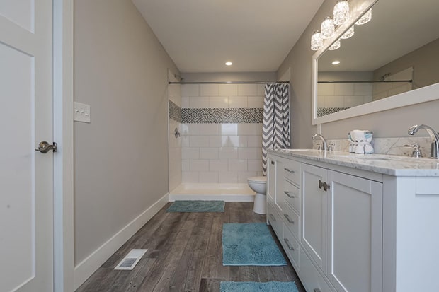 Image of a bathroom remodeled by KPM.