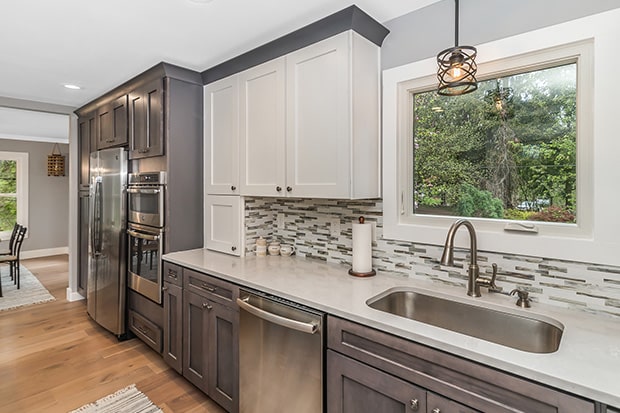 Image of a kitchen remodeled by KPM.